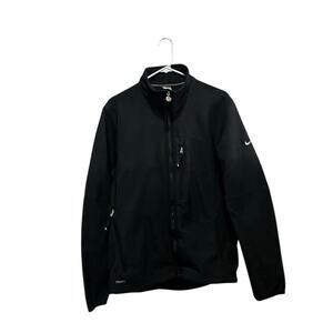 Nike Fit Therma Dri Fit Black Full Zip Soft Shell Size Medium Women's Polyester